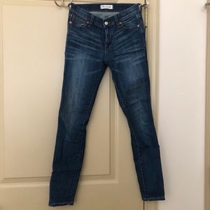 Madewell high riser skinny jeans